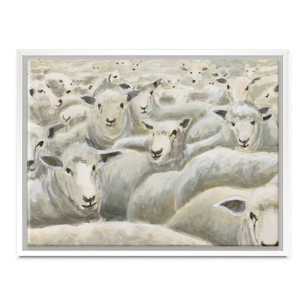 Herd Mentality Canvas Print Herd Mentality Canvas Print wall art product Michael Willett