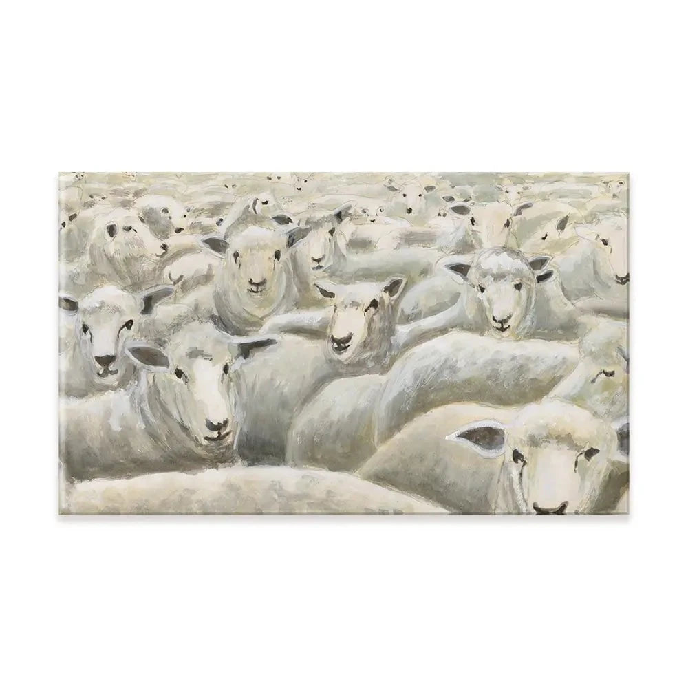 Herd Mentality Canvas Print Herd Mentality Canvas Print wall art product Michael Willett