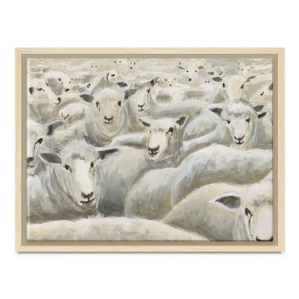 Herd Mentality Canvas Print Herd Mentality Canvas Print wall art product Michael Willett