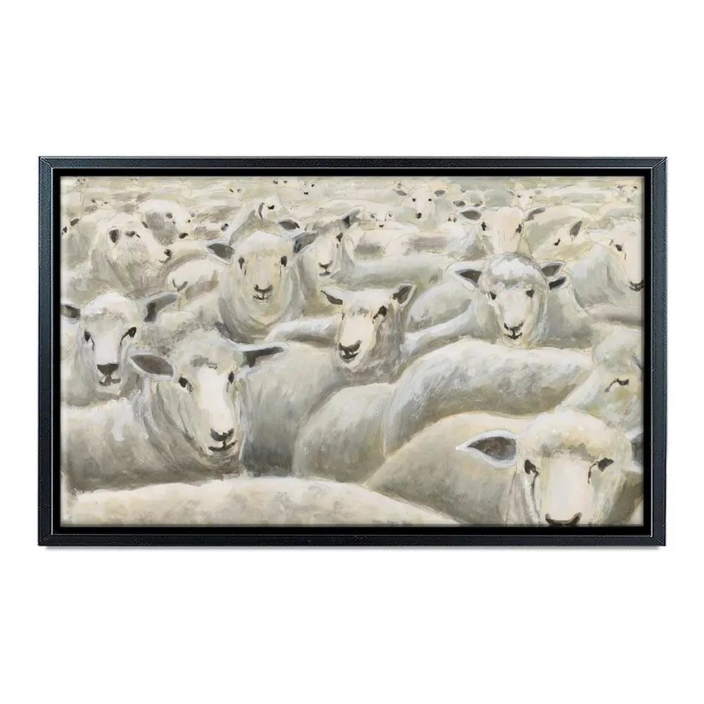 Herd Mentality Canvas Print Herd Mentality Canvas Print wall art product Michael Willett