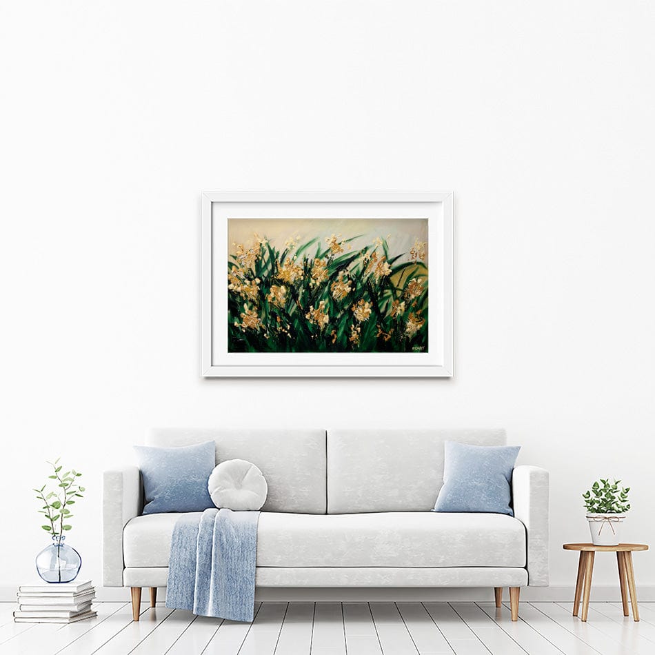 Here Comes The Sun Framed Art Print wall art product Osnat Tzadok