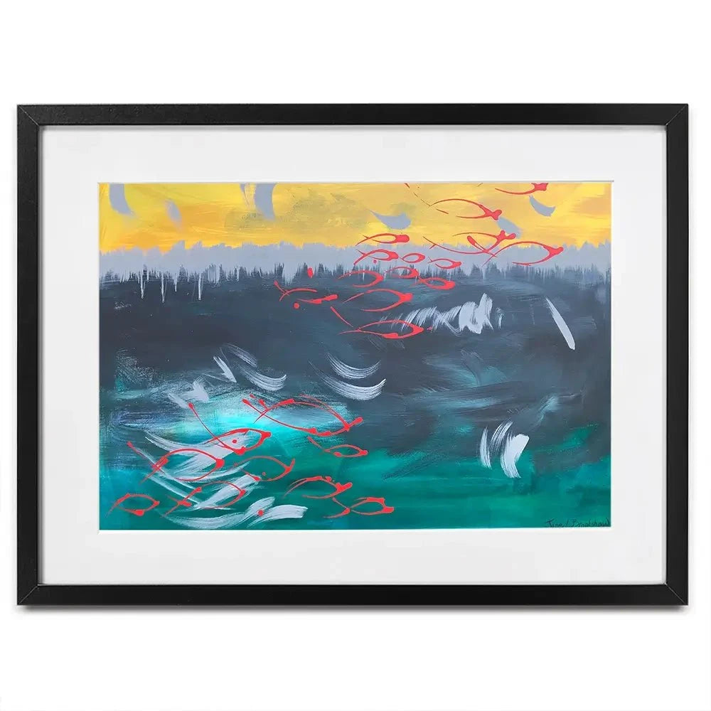 Hidden Depths Framed Art Print Hidden Depths Framed Art Print wall art product Jane Brookshaw