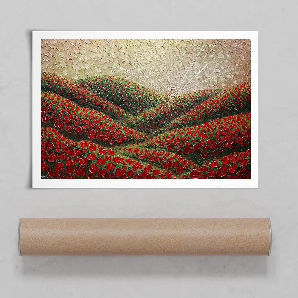 Hidden Hills Art Print Hidden Hills Art Print wall art product Nada Khatib