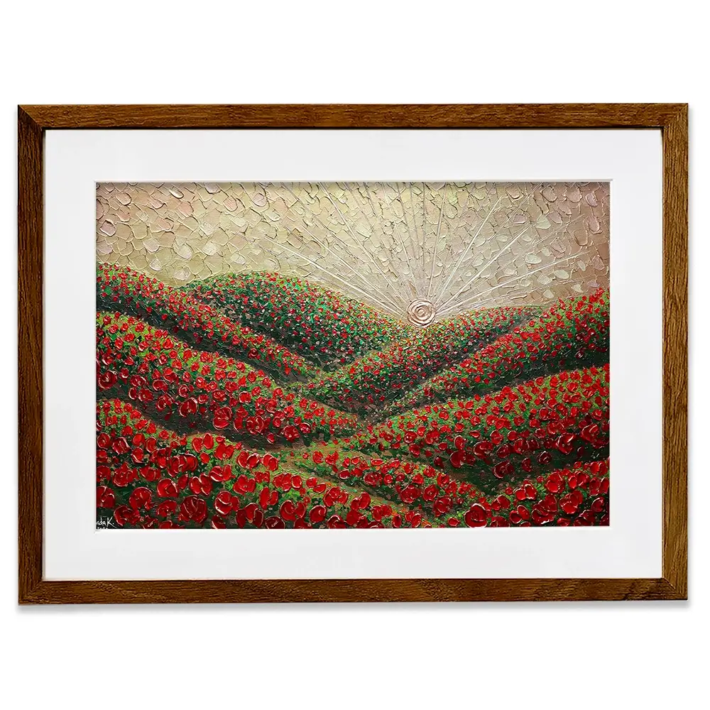 Hidden Hills Framed Art Print Hidden Hills Framed Art Print wall art product Nada Khatib