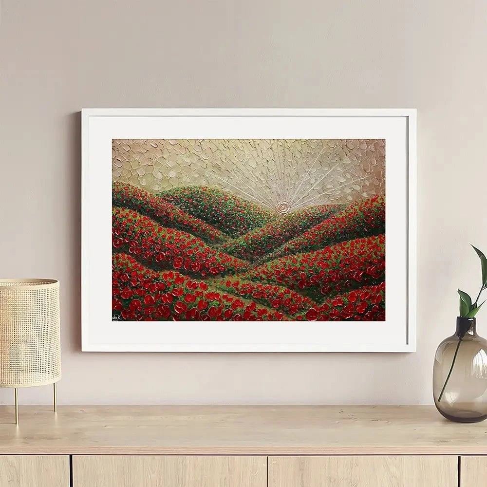 Hidden Hills Framed Art Print Hidden Hills Framed Art Print wall art product Nada Khatib