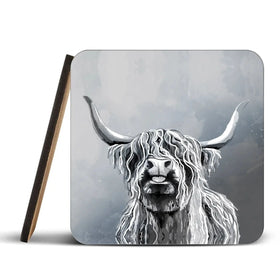 Highland Cattle Coaster Set Highland Cattle Coaster Set wall art product Independent