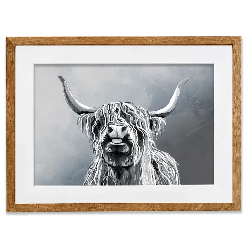 Highland Cattle Framed Art Print Highland Cattle Framed Art Print wall art product Independent