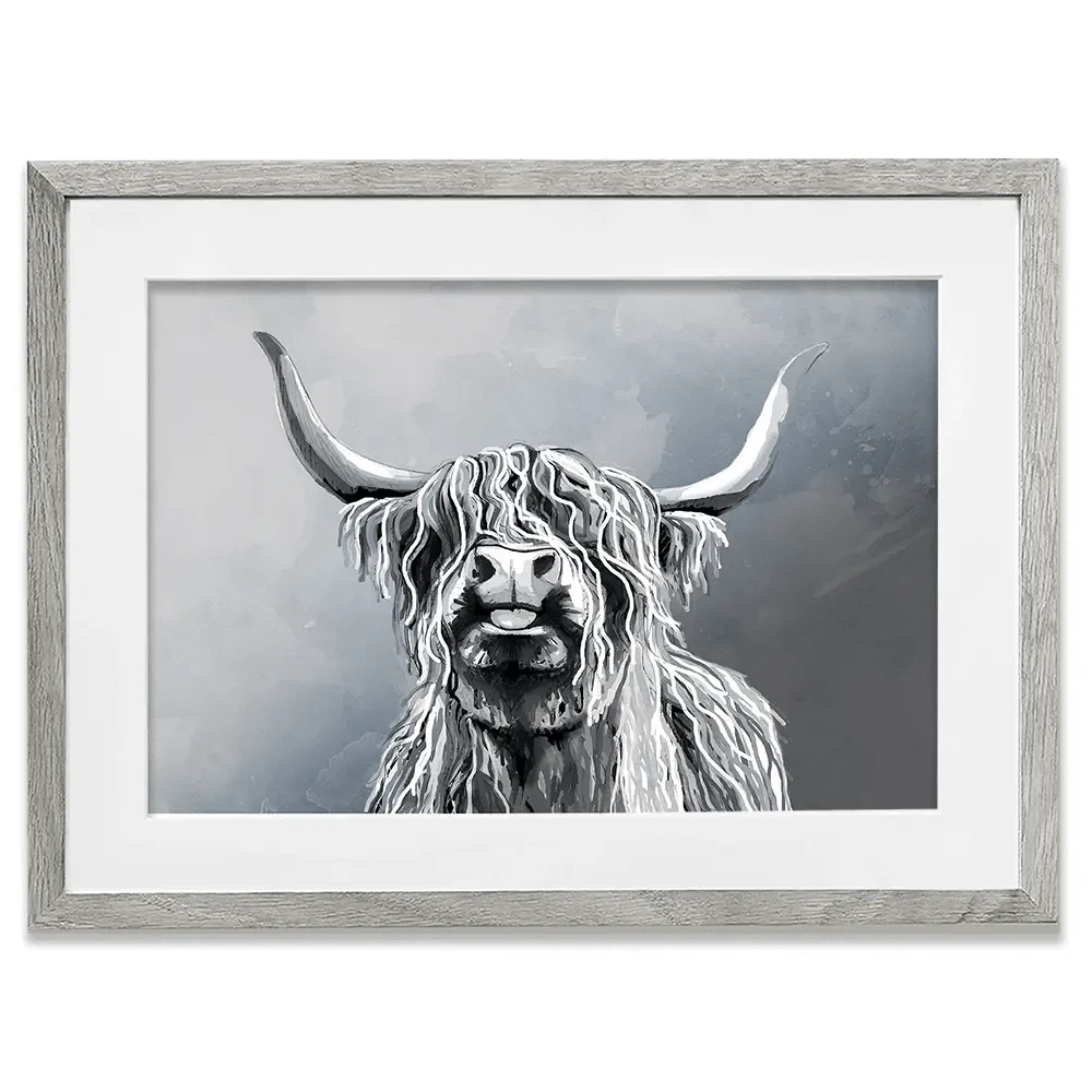 Highland Cattle Framed Art Print Highland Cattle Framed Art Print wall art product Independent