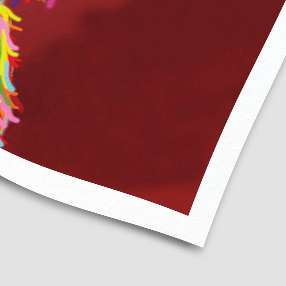Highland Coo Art Print wall art product / Shutterstock