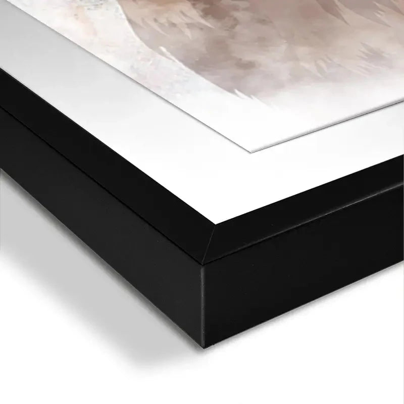 Highland Cow Haze Framed Art Print Highland Cow Haze Framed Art Print wall art product Sarah Manovski