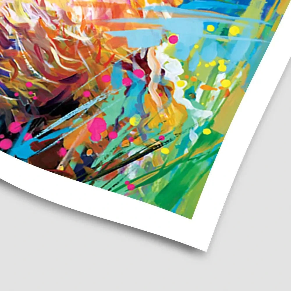 Highland Grazing Art Print Highland Grazing Art Print wall art product Leon Devenice