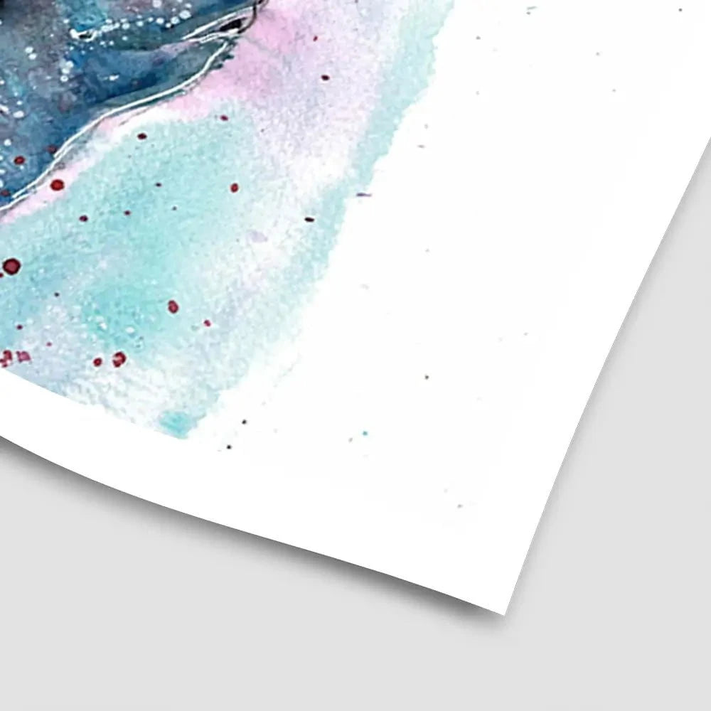 Hippo Art Print Hippo Art Print wall art product Jamie Taylor