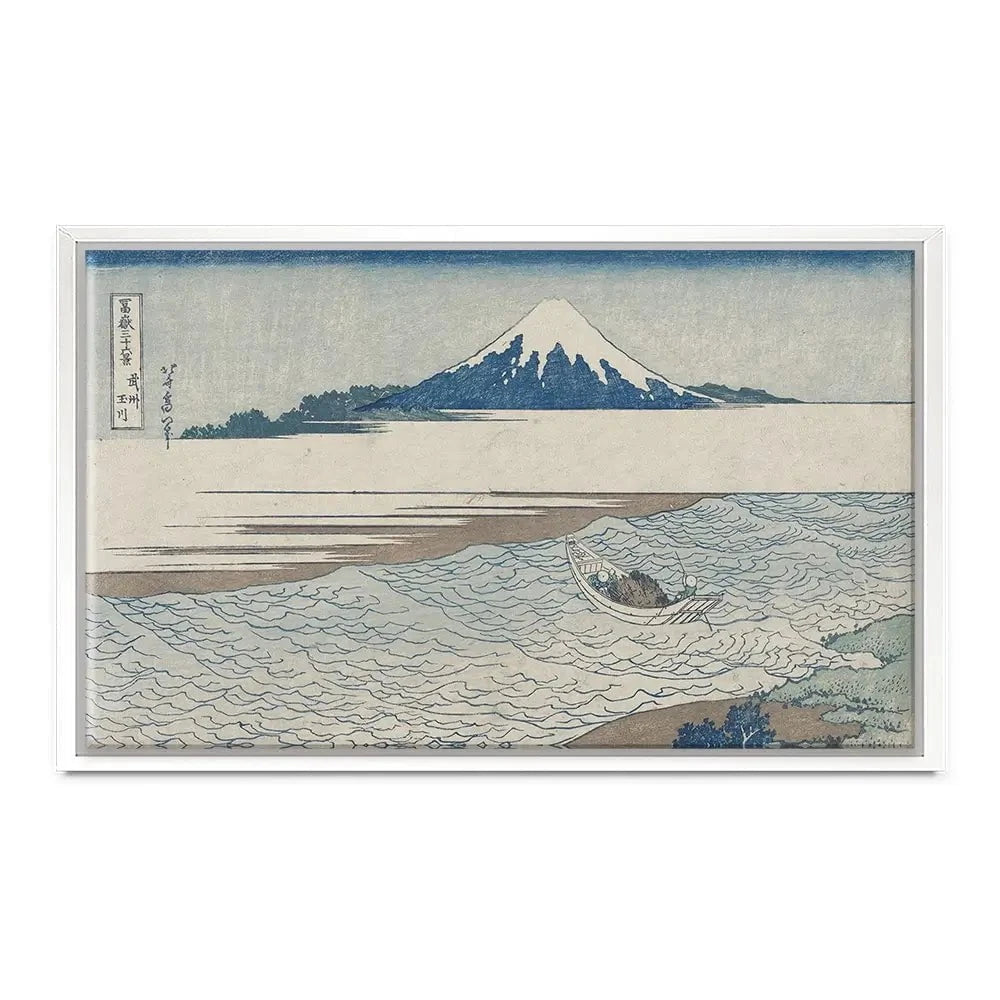 Hokusai's Distant Mountains 2 Canvas Print Hokusai's Distant Mountains 2 Canvas Print wall art product Hokusai Katsushika