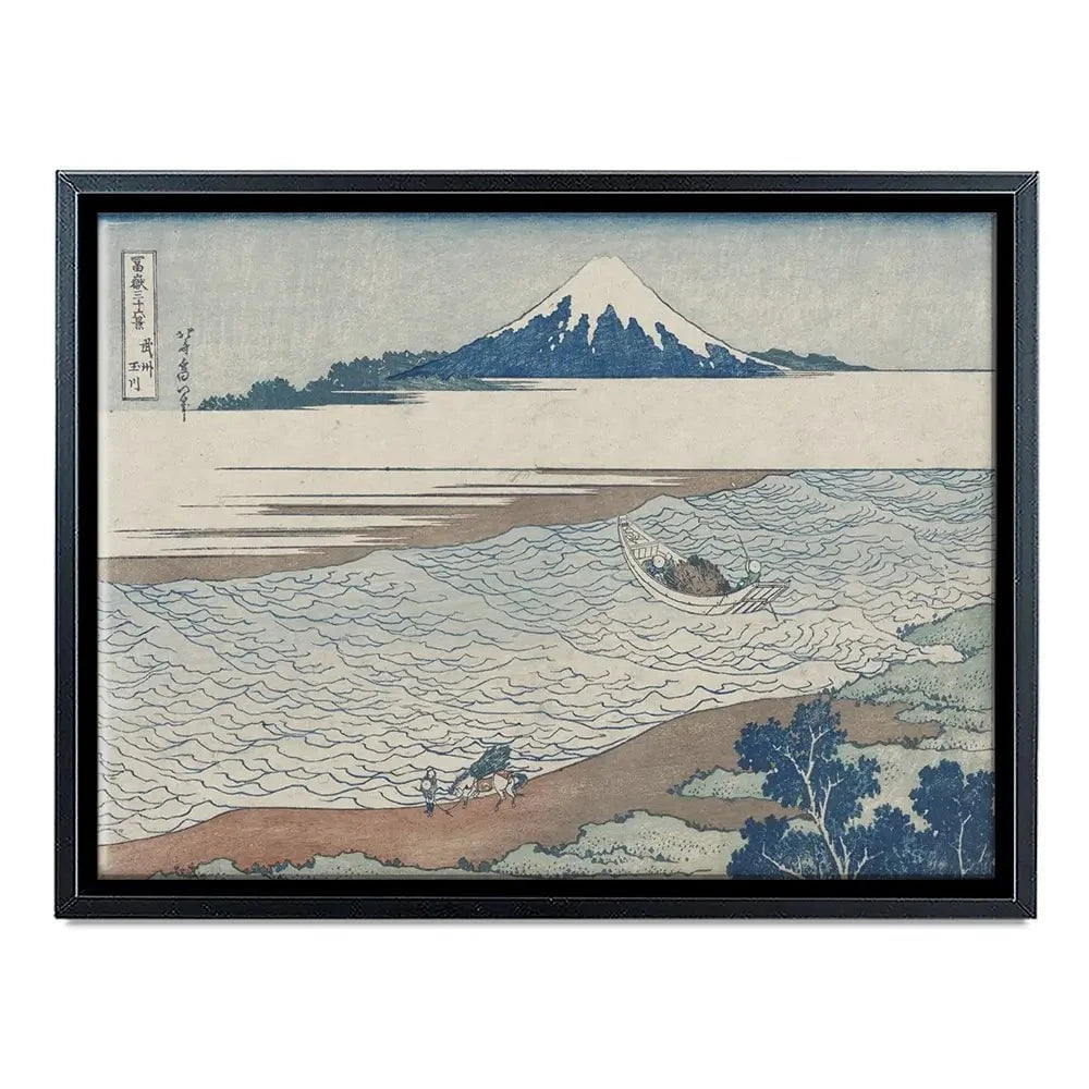 Hokusai's Distant Mountains 2 Canvas Print Hokusai's Distant Mountains 2 Canvas Print wall art product Hokusai Katsushika