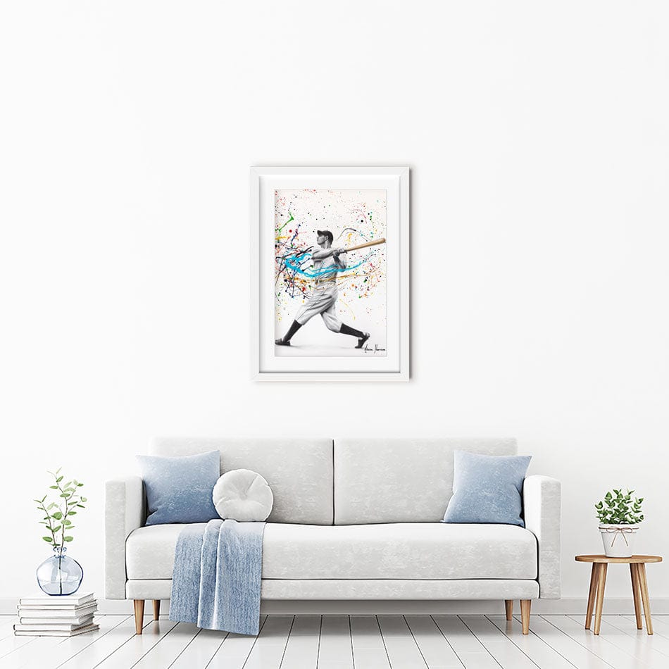 Home Run Framed Art Print wall art product Ashvin Harrison