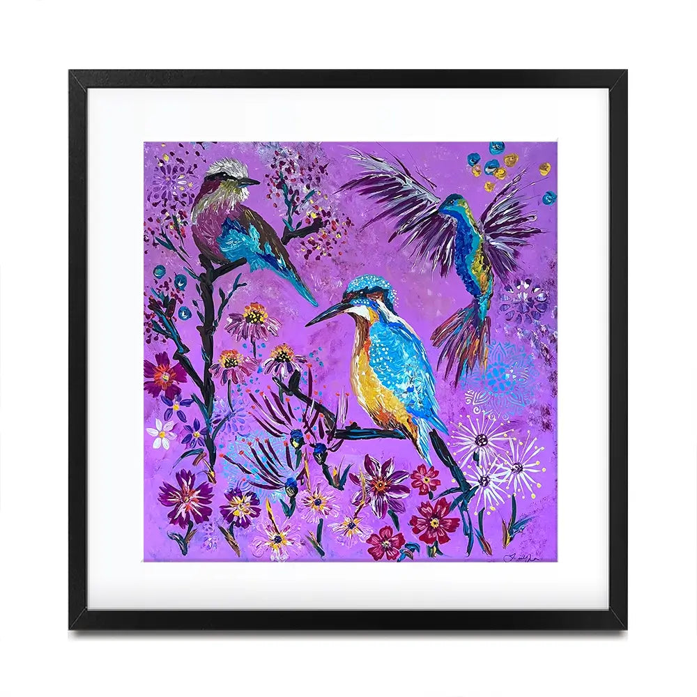Hong Kong Garden Square Framed Art Print Hong Kong Garden Square Framed Art Print wall art product Jo Mulligan