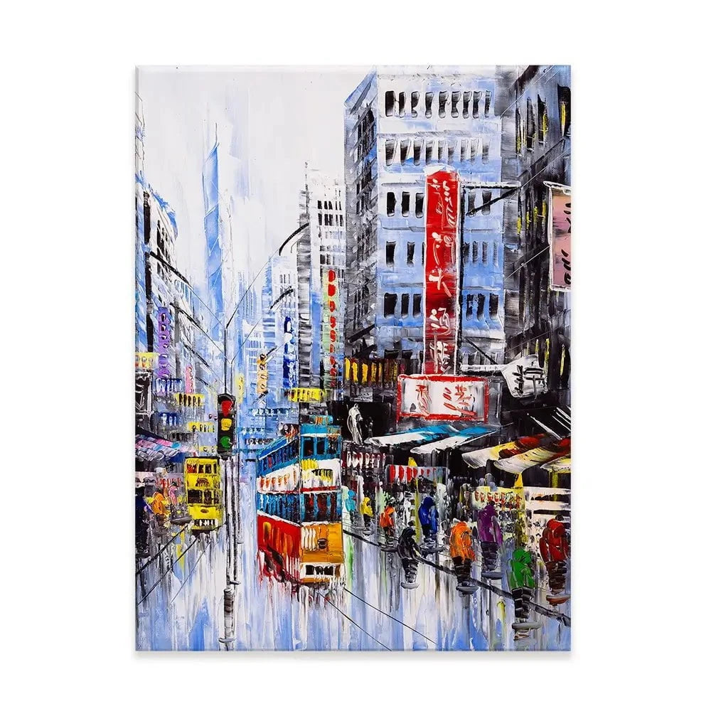 Hong Kong Street View Canvas Print Hong Kong Street View Canvas Print wall art product CYC / Shutterstock