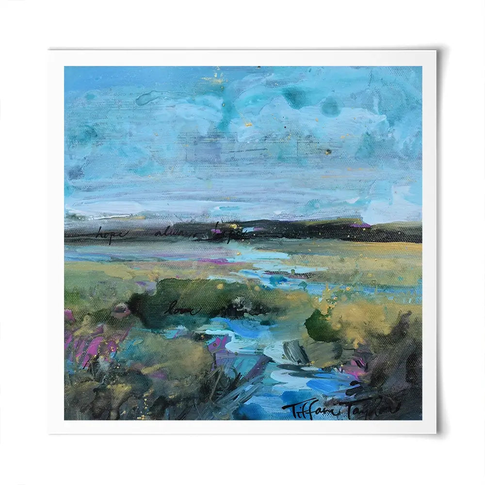 Hope Always Hope Square Art Print Hope Always Hope Square Art Print wall art product Tiffani Taylor - Independent