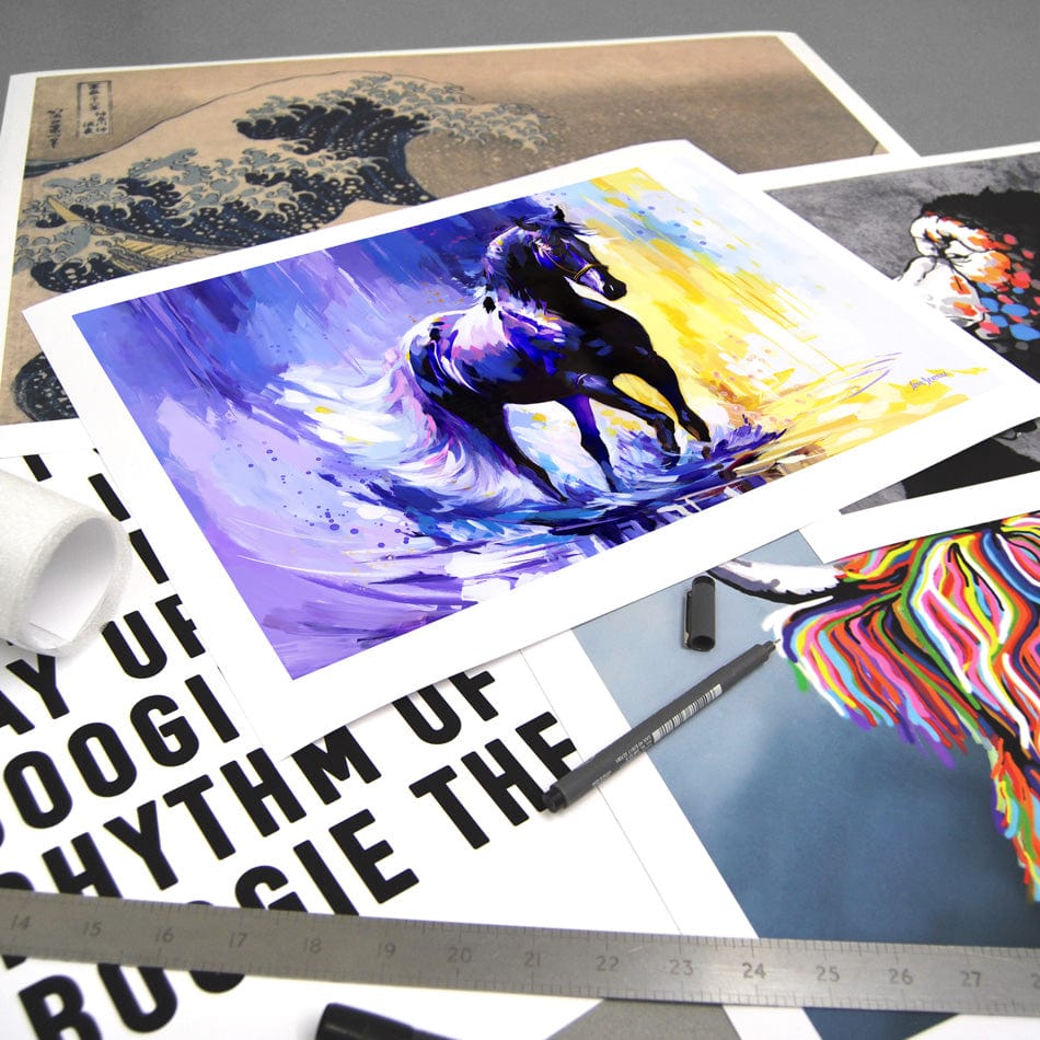 Horse In The Whisper Of The Wind Art Print wall art product Leon Devenice