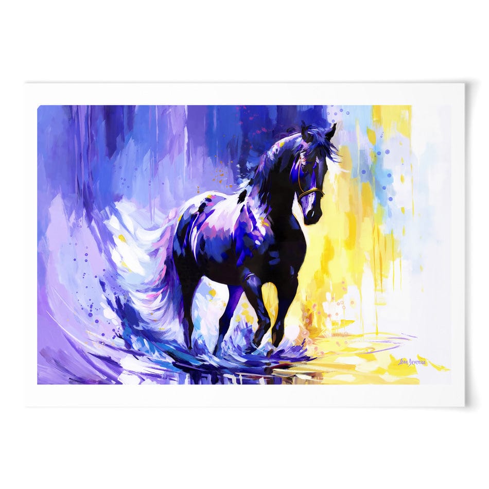 Horse In The Whisper Of The Wind Art Print wall art product Leon Devenice