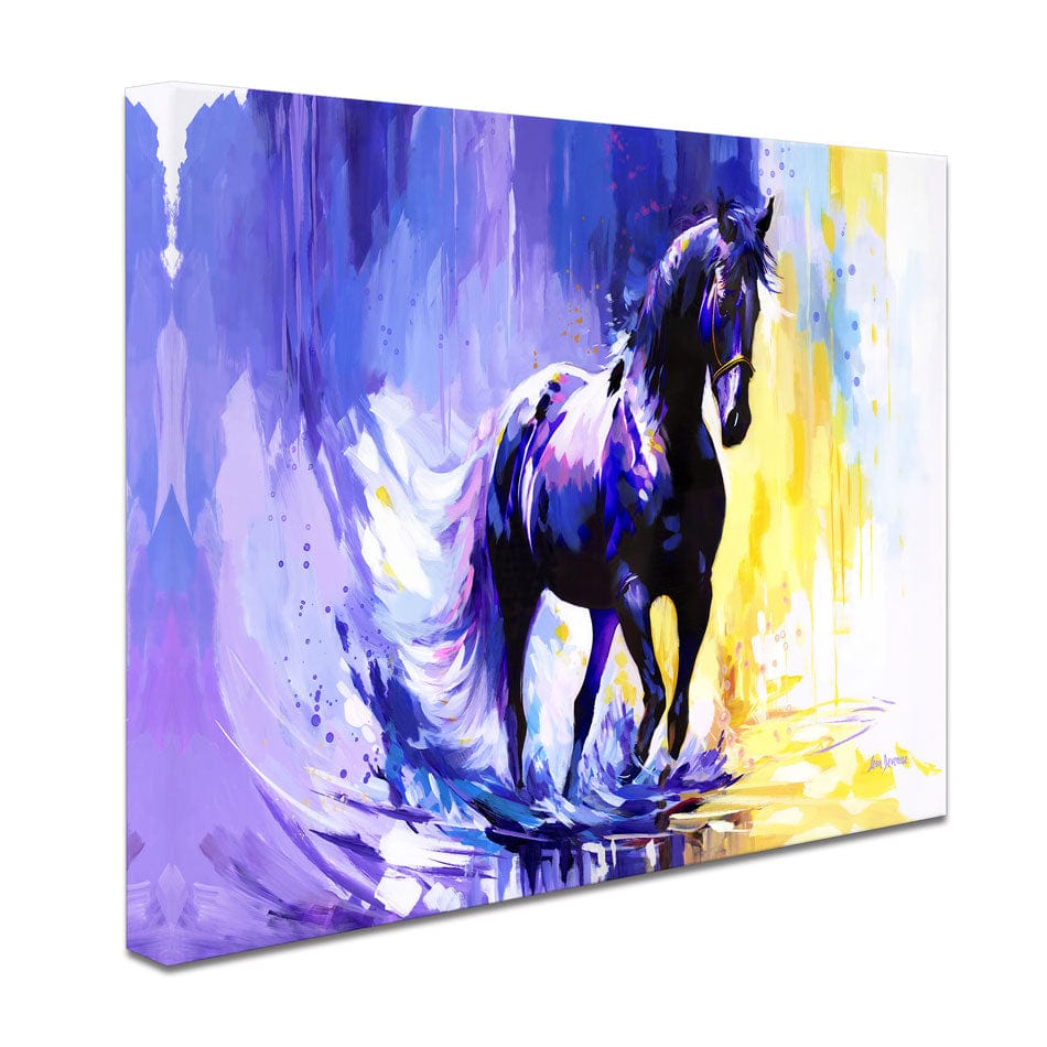 Horse In The Whisper Of The Wind Canvas Print wall art product Leon Devenice