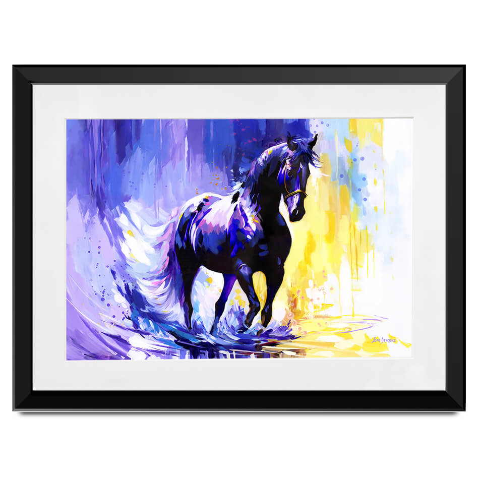 Horse In The Whisper Of The Wind Framed Art Print Horse In The Whisper Of The Wind Framed Art Print wall art product Leon Devenice