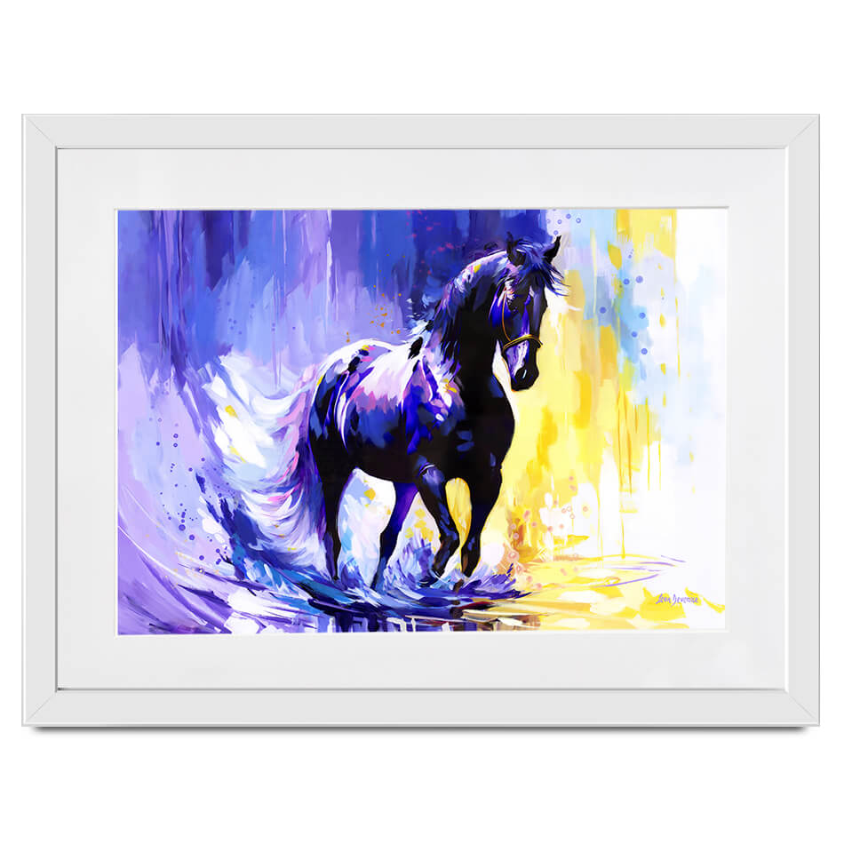 Horse In The Whisper Of The Wind Framed Art Print Horse In The Whisper Of The Wind Framed Art Print wall art product Leon Devenice
