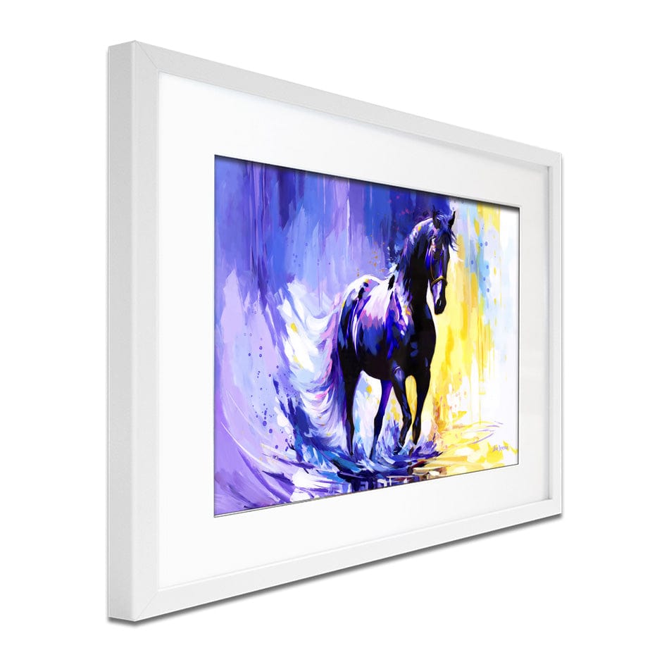 Horse In The Whisper Of The Wind Framed Art Print wall art product Leon Devenice
