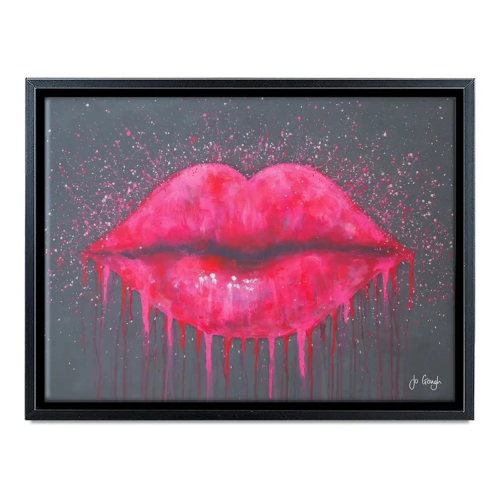 Hot Lips Canvas Print Hot Lips Canvas Print wall art product Jo Gough