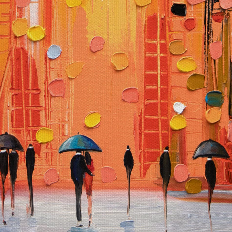 Hot Rainy Sunset Canvas Print wall art product Ekaterina Ermilkina / Independent