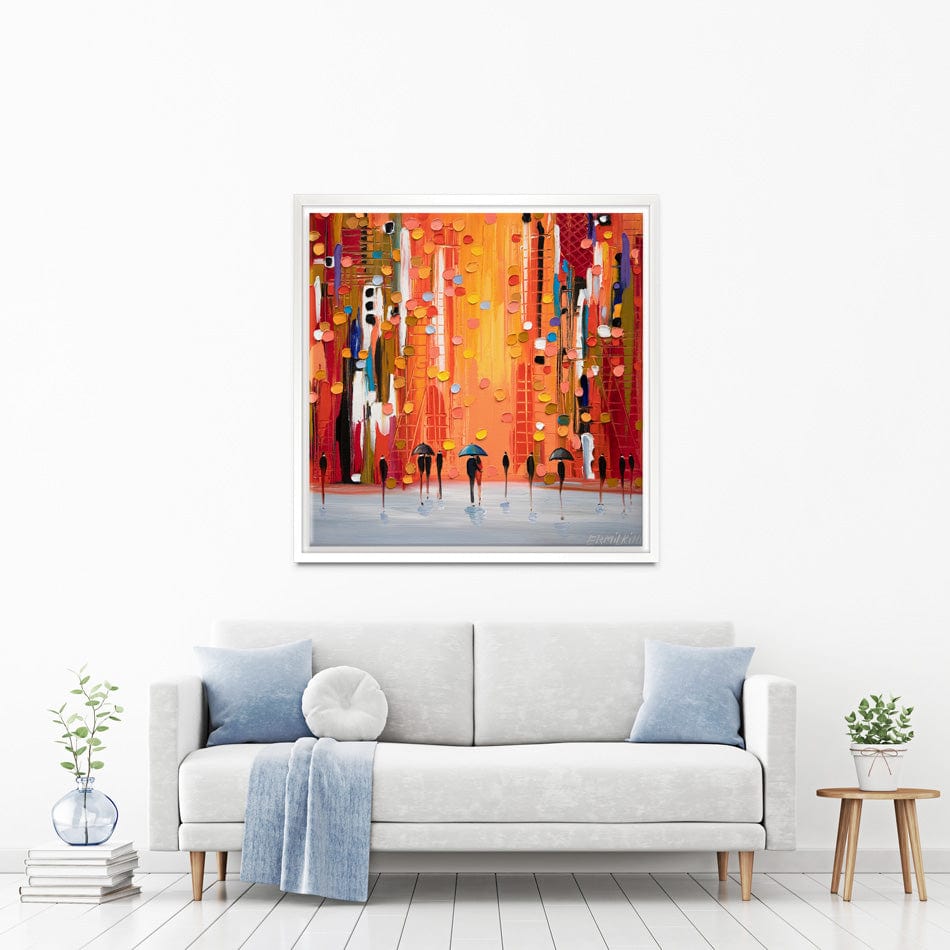 Hot Rainy Sunset Canvas Print wall art product Ekaterina Ermilkina / Independent