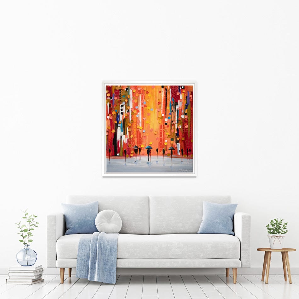 Hot Rainy Sunset Canvas Print wall art product Ekaterina Ermilkina / Independent