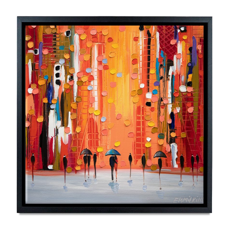 Hot Rainy Sunset Canvas Print wall art product Ekaterina Ermilkina / Independent