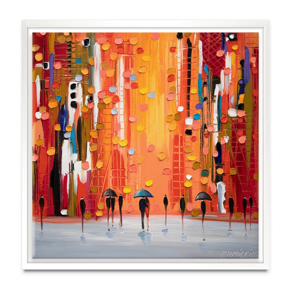 Hot Rainy Sunset Canvas Print wall art product Ekaterina Ermilkina / Independent