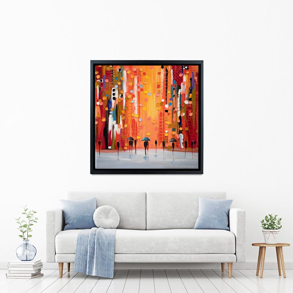 Hot Rainy Sunset Canvas Print wall art product Ekaterina Ermilkina / Independent
