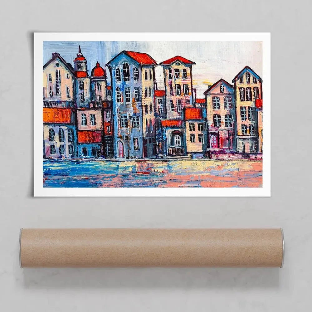Houses Art Print Houses Art Print wall art product S-BELOV / Shutterstock