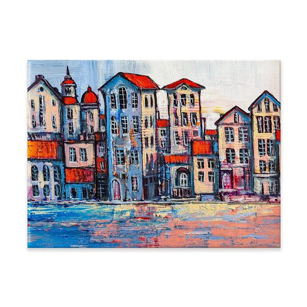 Houses Canvas Print Houses Canvas Print wall art product S-BELOV / Shutterstock