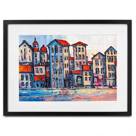Houses Framed Art Print Houses Framed Art Print wall art product S-BELOV / Shutterstock