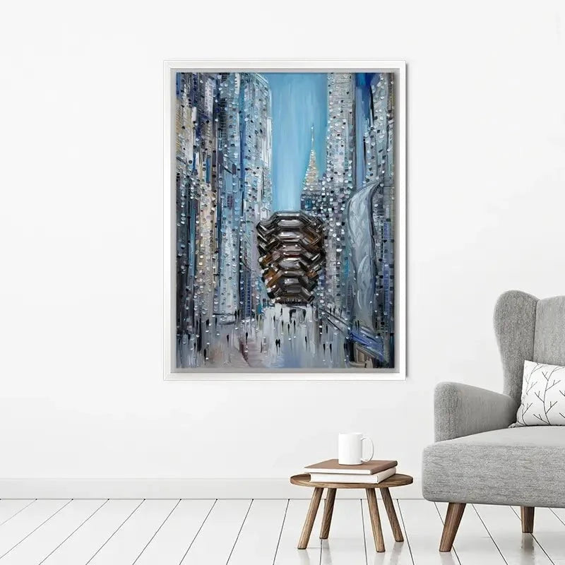 Hudson Yards Canvas Print Hudson Yards Canvas Print wall art product Ekaterina Ermilkina