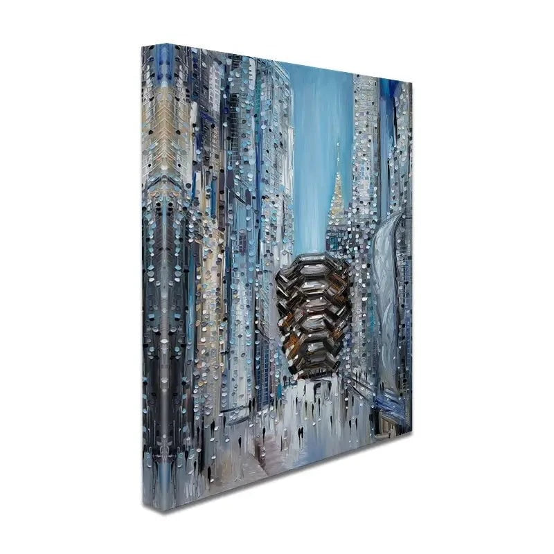 Hudson Yards Canvas Print Hudson Yards Canvas Print wall art product Ekaterina Ermilkina