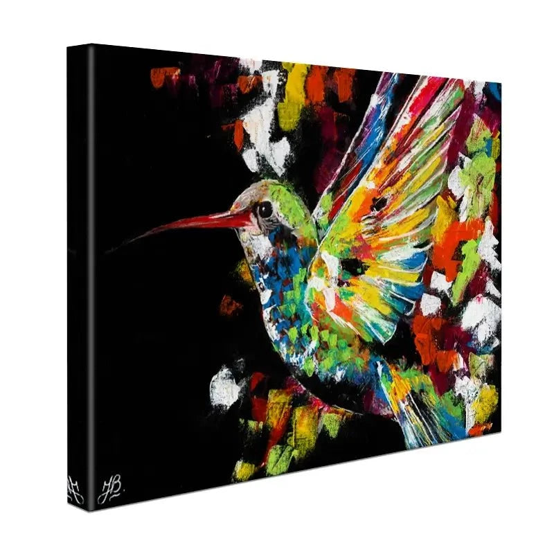 Hummingbird Canvas Print Hummingbird Canvas Print wall art product Jackie Bridges