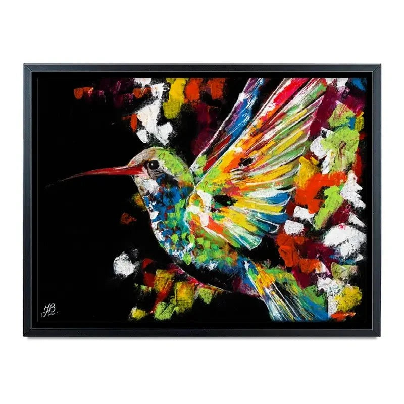 Hummingbird Canvas Print Hummingbird Canvas Print wall art product Jackie Bridges