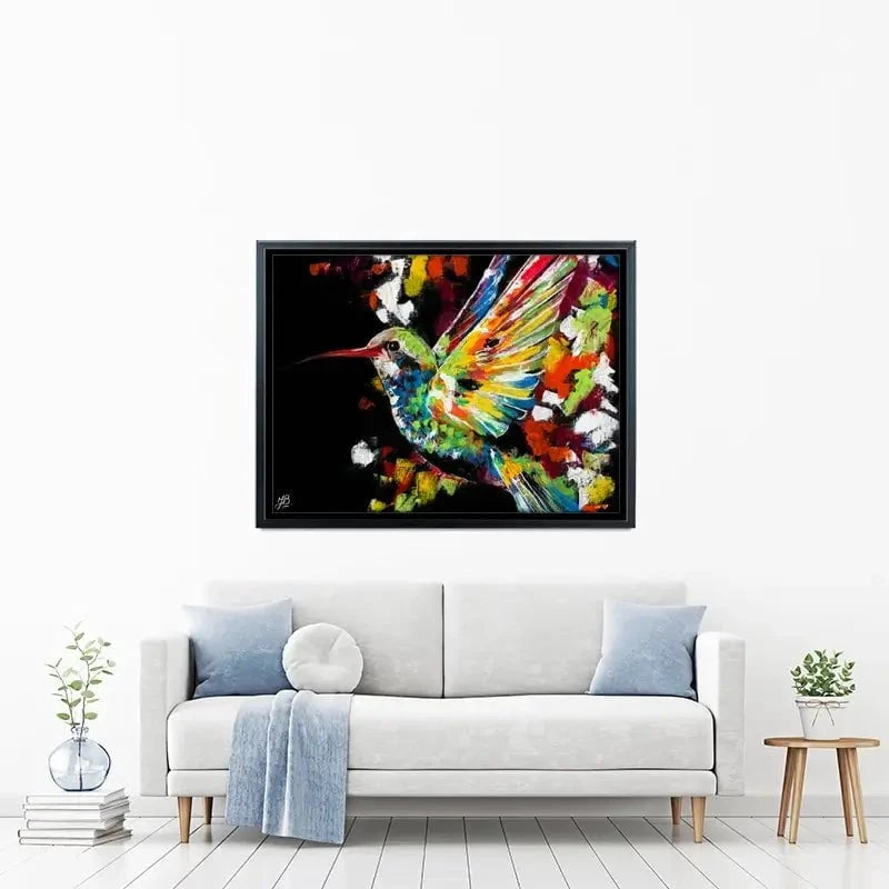 Hummingbird Canvas Print Hummingbird Canvas Print wall art product Jackie Bridges
