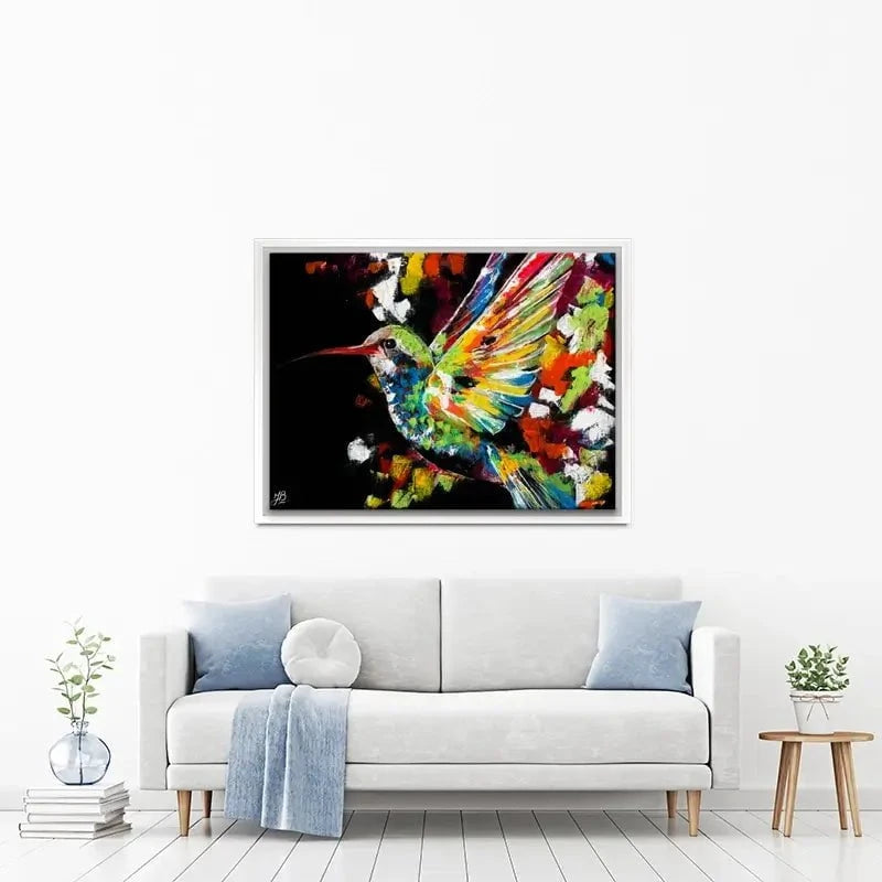 Hummingbird Canvas Print Hummingbird Canvas Print wall art product Jackie Bridges