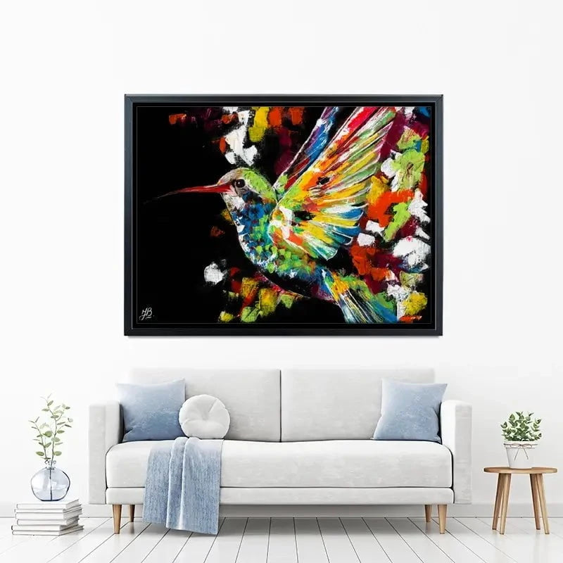 Hummingbird Canvas Print Hummingbird Canvas Print wall art product Jackie Bridges