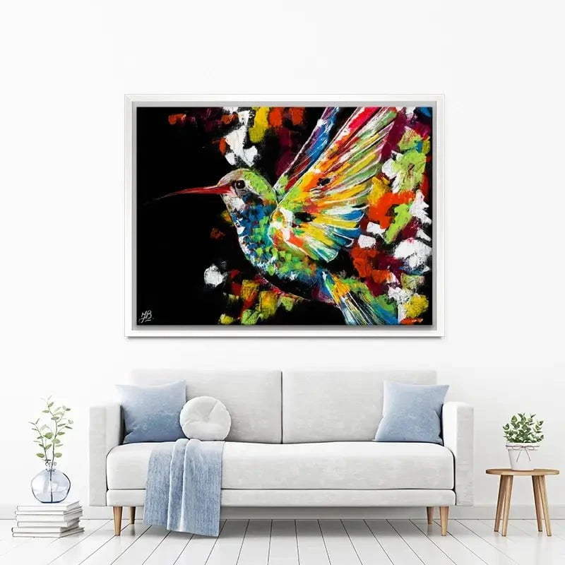 Hummingbird Canvas Print Hummingbird Canvas Print wall art product Jackie Bridges