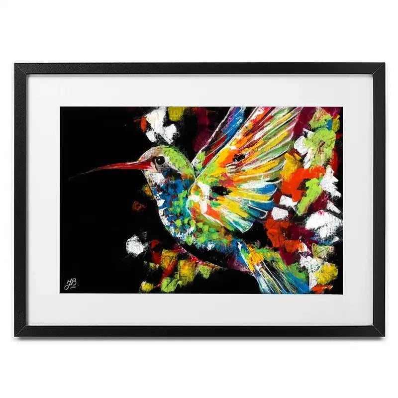 Hummingbird Framed Art Print Hummingbird Framed Art Print wall art product Jackie Bridges
