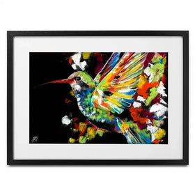 Hummingbird Framed Art Print Hummingbird Framed Art Print wall art product Jackie Bridges