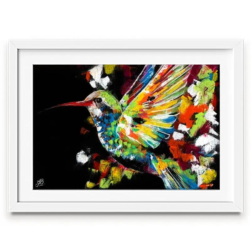Hummingbird Framed Art Print Hummingbird Framed Art Print wall art product Jackie Bridges
