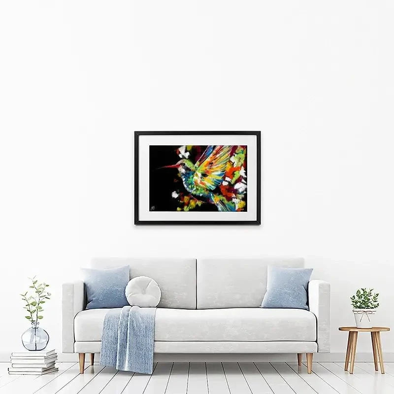 Hummingbird Framed Art Print Hummingbird Framed Art Print wall art product Jackie Bridges